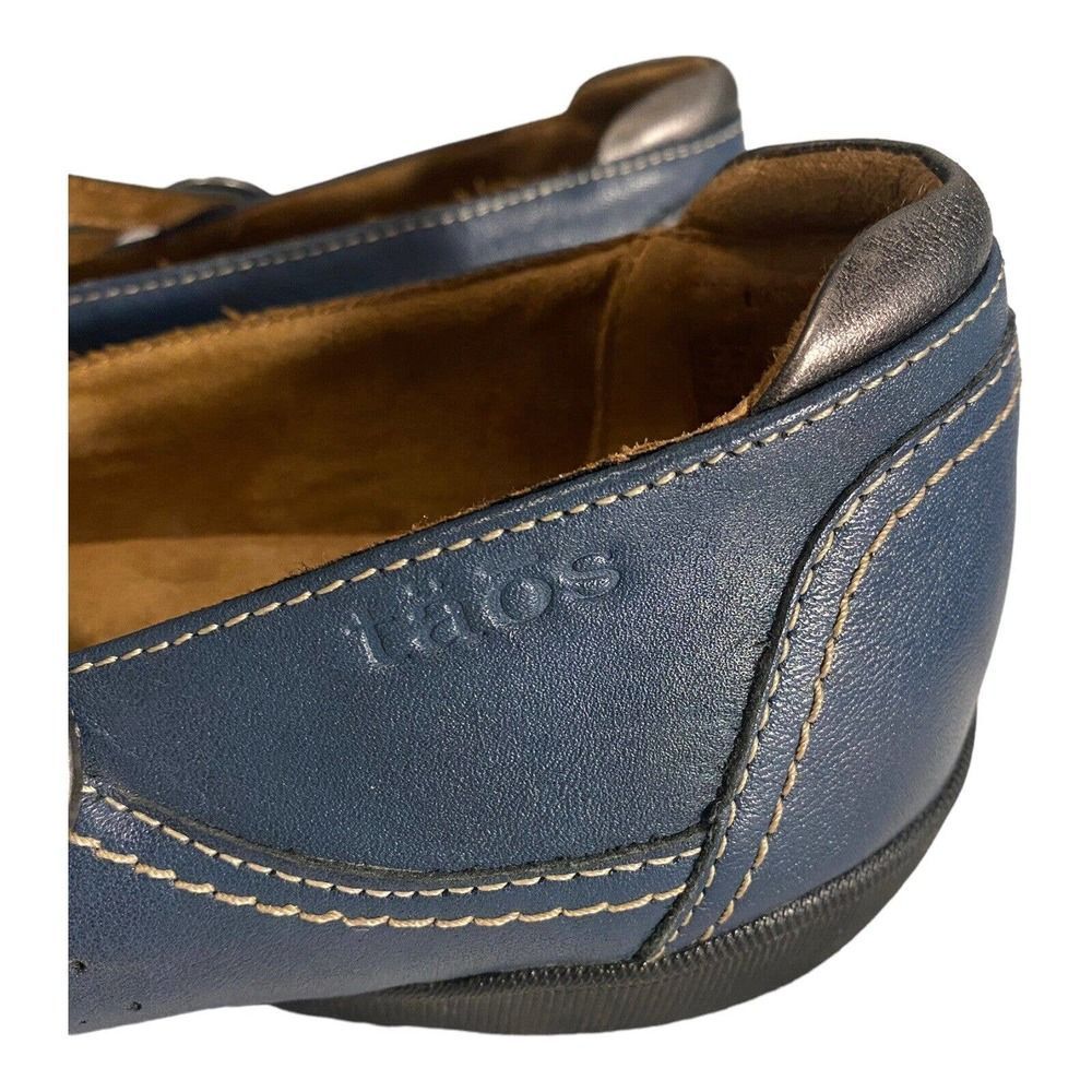 TAOS Women's Blue Leather Mary Jane Shoes Size 9 - Picture 6 of 11